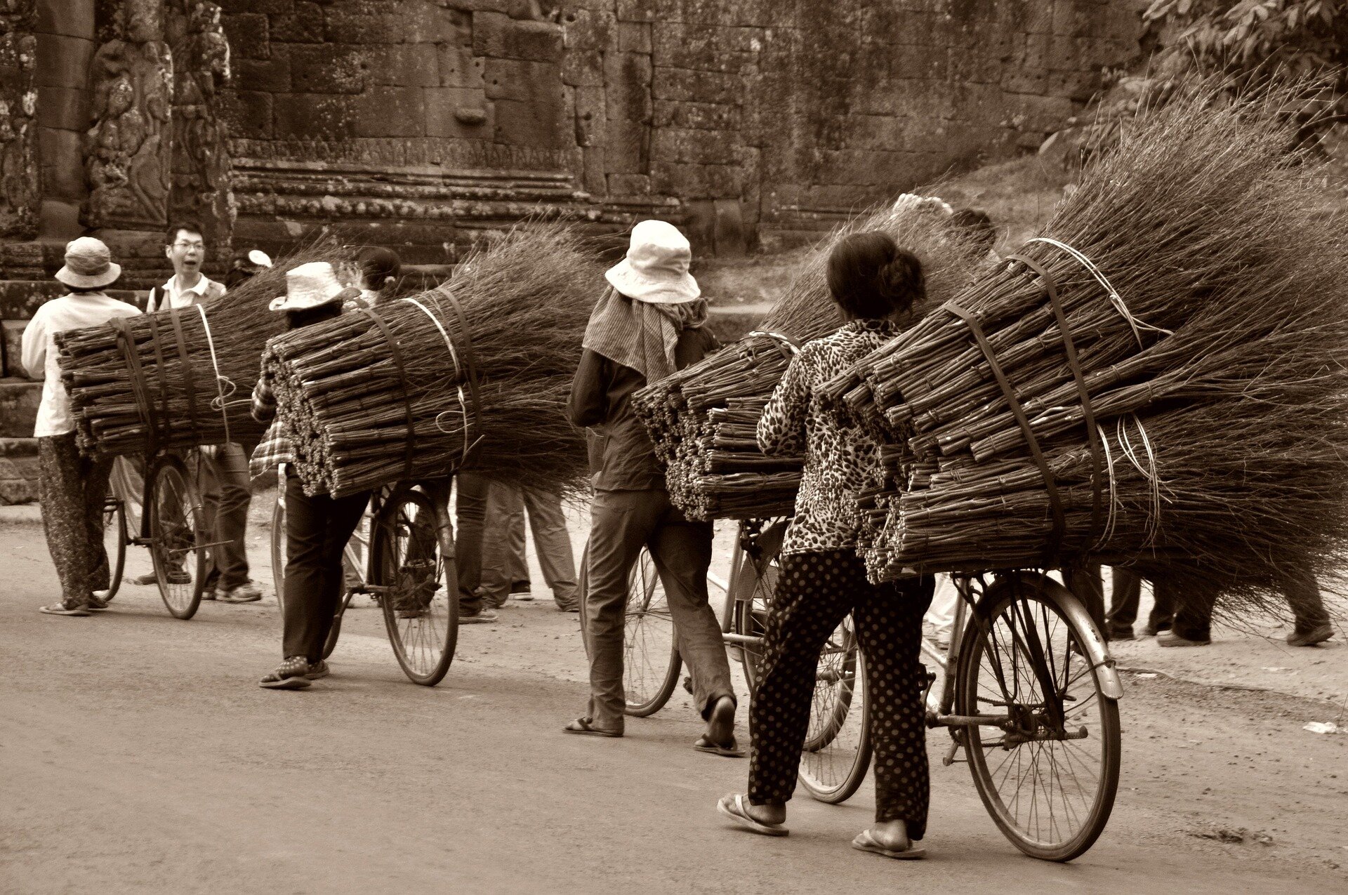 Angkor Wat Outside Temples in Siem Reap, Cambodia